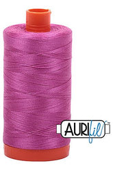 Aurifil Mako 50wt Cotton 1300 m 1422 yd. spool - 2588 Light Magenta